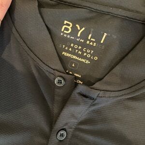 BYLT Basics Black Polo Shirt Classic Style